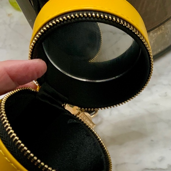 FENDI YELLOW CASA CROSSBODY or SHOULDER FAUX LEATHER MINI BAG. NIB - Picture 4 of 5